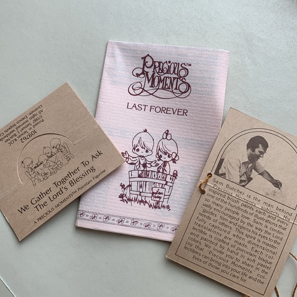 Precious Moments Thanksgiving We Gather together to ask the Lords Blessing - Picture 10 of 10